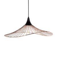 HÄNGELEUCHTE Mazaro 50/50/125 cm - Kupferfarben, Metall (50/50/125cm) - Beliani