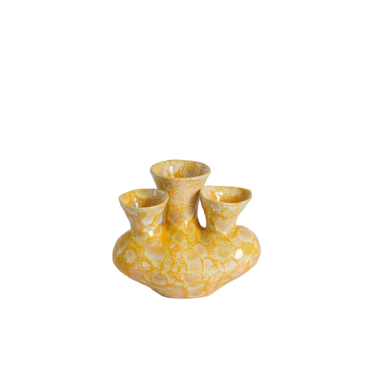 Light & Living Vase Gelb 20 cm