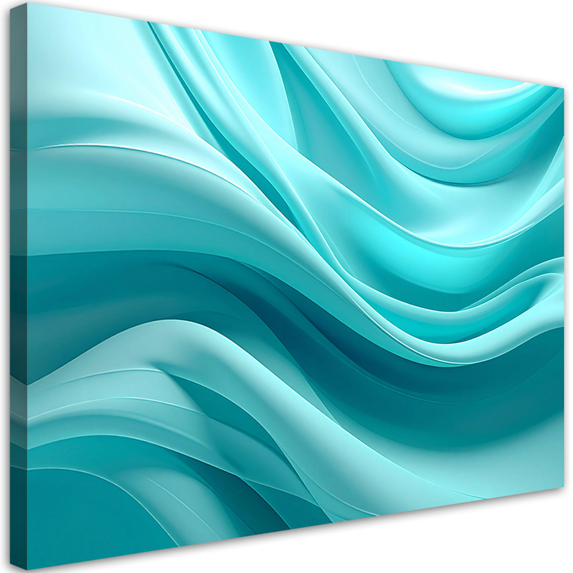 Feeby Wandbild, Blau 100x70 cm