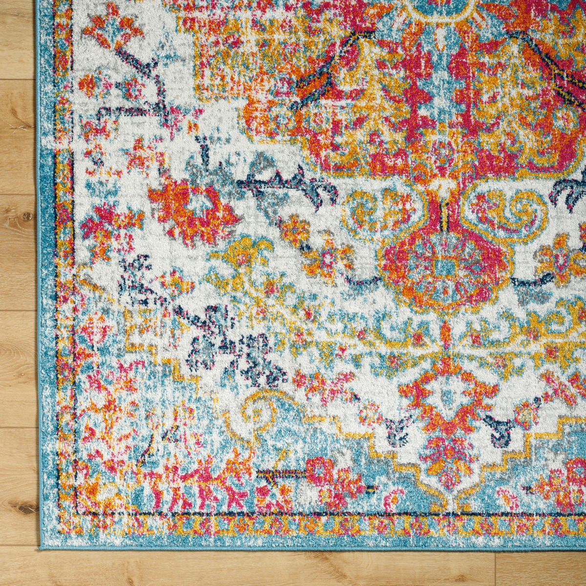 VINTAGE-TEPPICH 120x170 cm Mehrfarbig - Dunkelgelb, Textil (120/170cm) - LIVABLISS