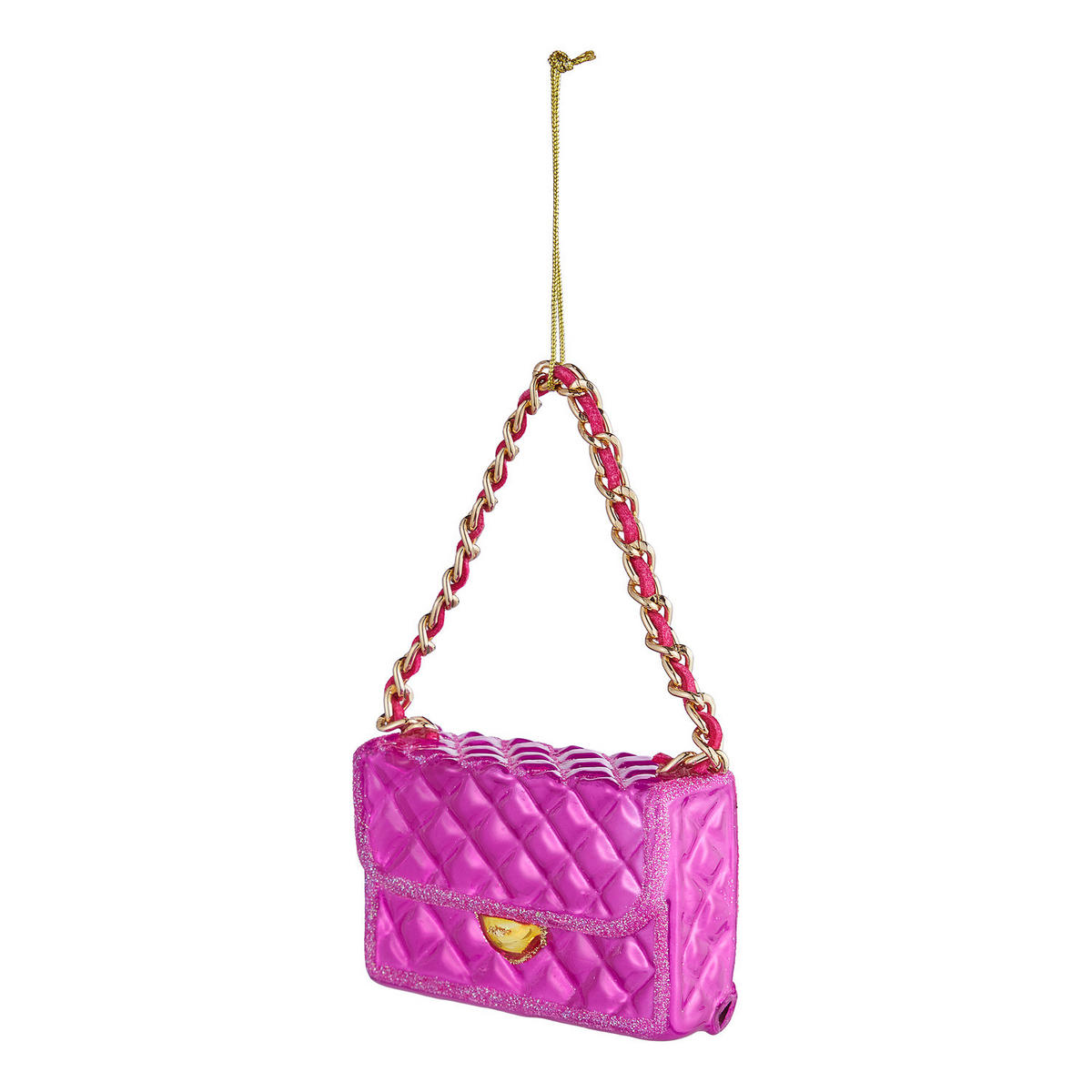 BAUMANHÄNGER Hang On Handtasche - Pink, Glas (3/5/8cm) - Butlers