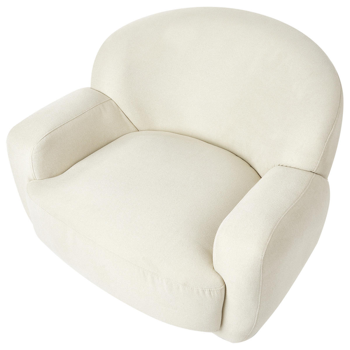 SESSEL Hellbeige Lejre - Beige/Goldfarben, Textil (92/70/83cm) - Beliani