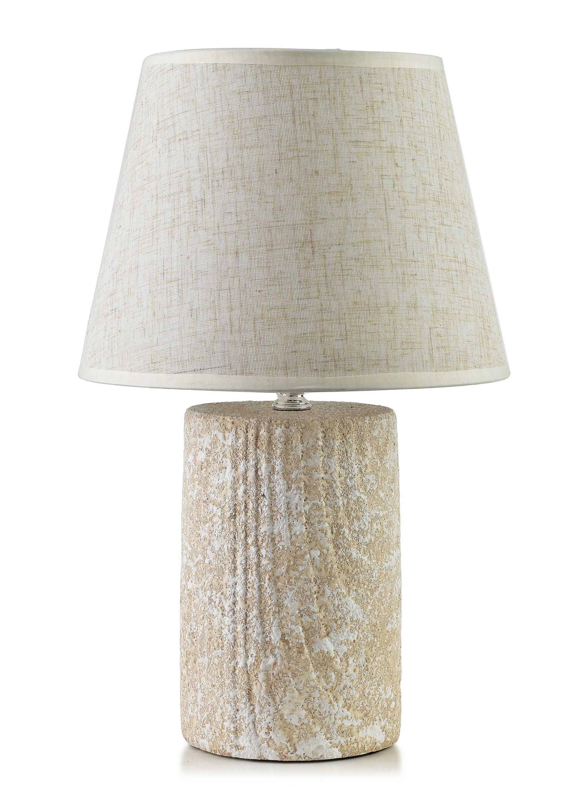 TISCHLAMPE Leti Beige 12/22.5/36 cm Keramik - Beige, Keramik (12/22/36cm) - Mondex