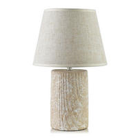 TISCHLAMPE Leti Beige 12/22.5/36 cm Keramik - Beige, Keramik (12/22/36cm) - Mondex
