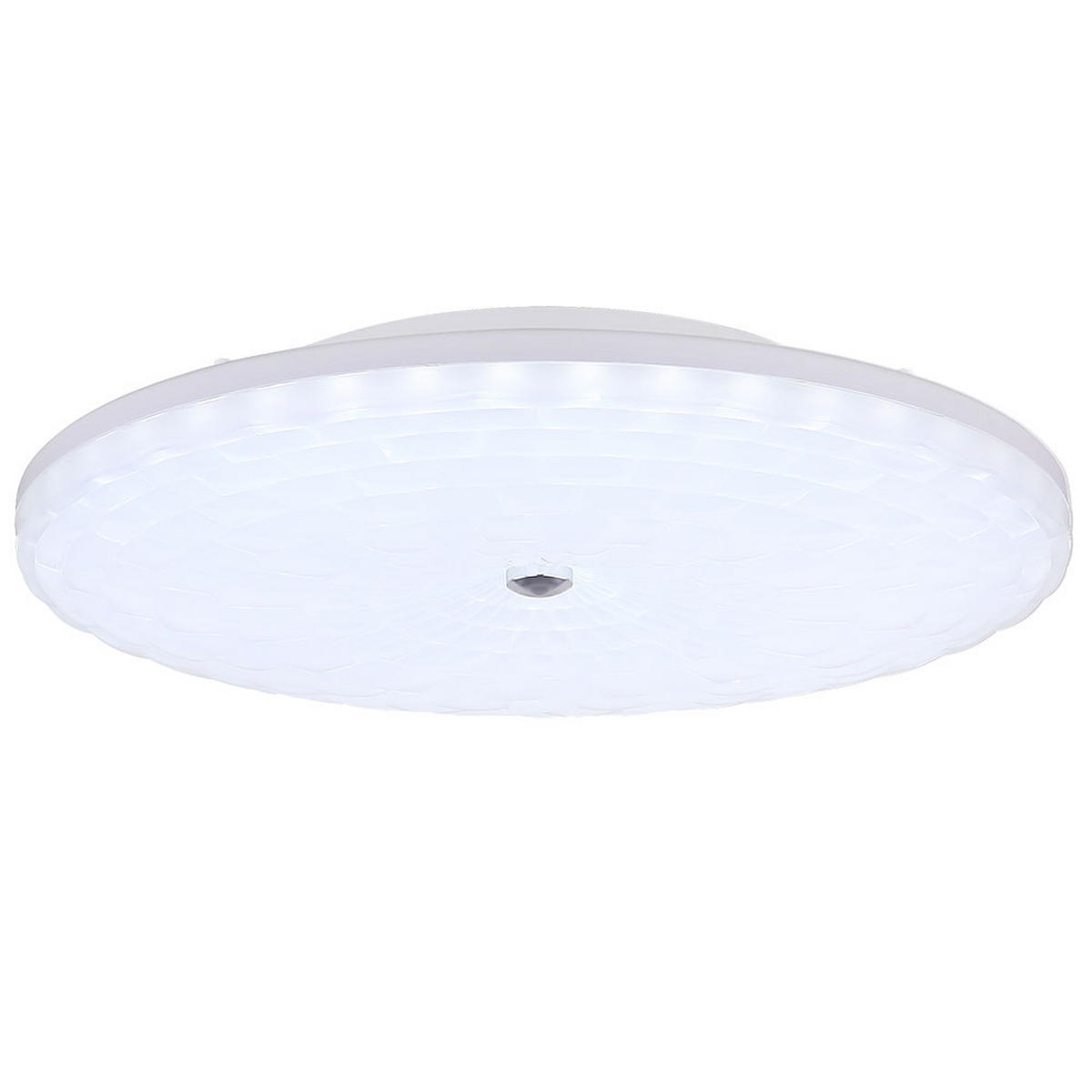 LED DECKENLEUCHTE Metall Weiß - Weiß, Metall (48.5/48.5/10cm) - Globo Lighting