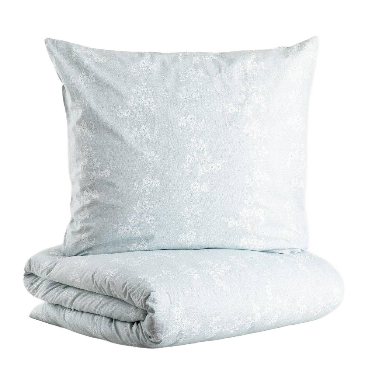 BETTWÄSCHE Heavenly Baumwolle 140/200 cm - Blau, Textil (140/200cm) - Homla