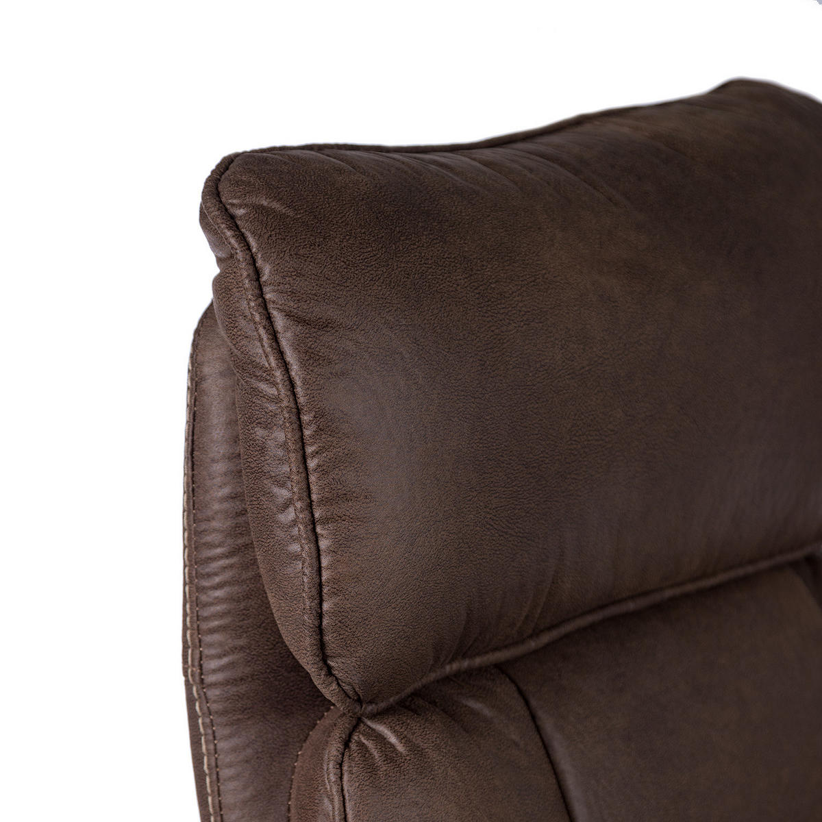 BÜROSTUHL - Microfaser / Nylon - Braun / Schwarz - Braun, Kunststoff/Textil (71/115/84cm) - home24