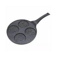 PFANNKUCHENPFANNE Graphit 26.5/26.5/1.3 cm 34676 - Graphitfarben, Kunststoff (26.5cm) - Kinghoff 
