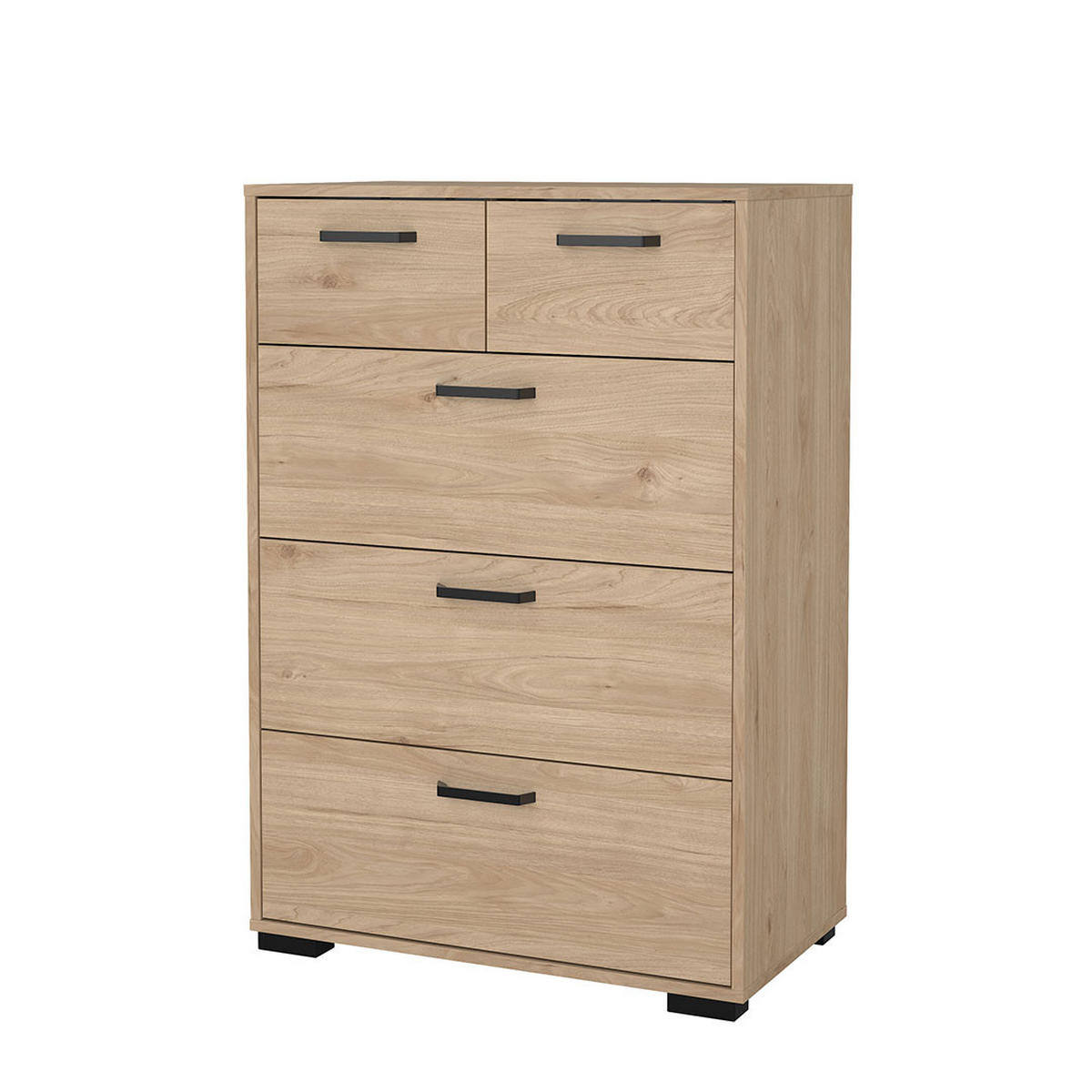 KOMMODE, Sofia, Eiche, Holzwerkstoff, 71 x 40 x 102 cm - Eichefarben, Holzwerkstoff (71/102/40cm) - ebuy24