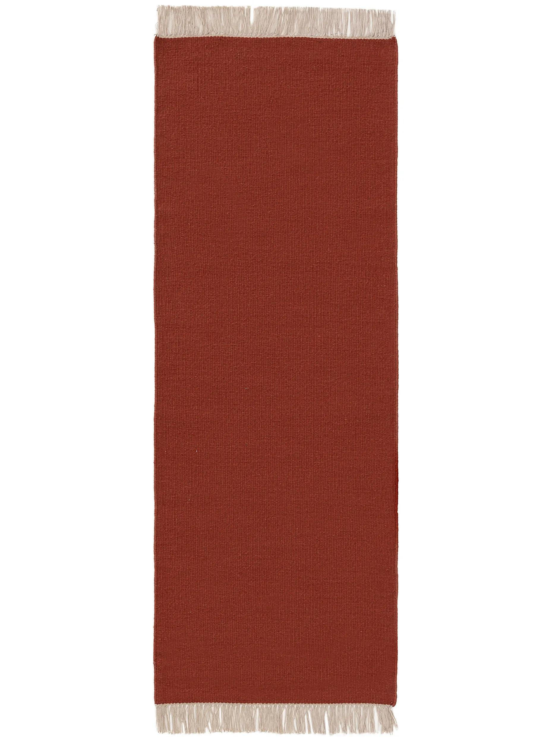 WOLLTEPPICH Liv Orange 70x200 cm - Orange, Textil (70/200cm) - benuta Pop