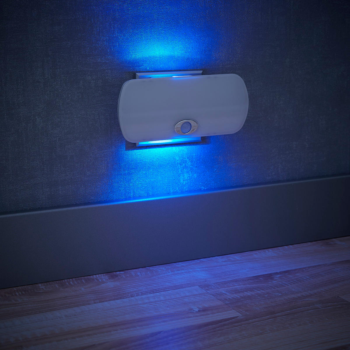 LED-STECKDOSEN-LEUCHTE Weiß Kunststoff RGB - Weiß, Kunststoff (2.3/15/6.5cm) - Northpoint