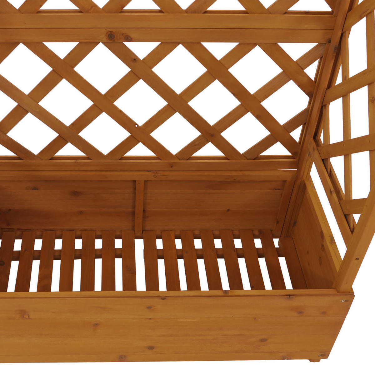 HOCHBEET Beige - Beige, Holz (110/138/44cm) - MCW