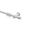 GARDINENSTANGEN-SET Platon Estana 100 cm, 1-läufig, 20 mm Ø Weiß - Weiß, Metall (100cm) - INTERDECO