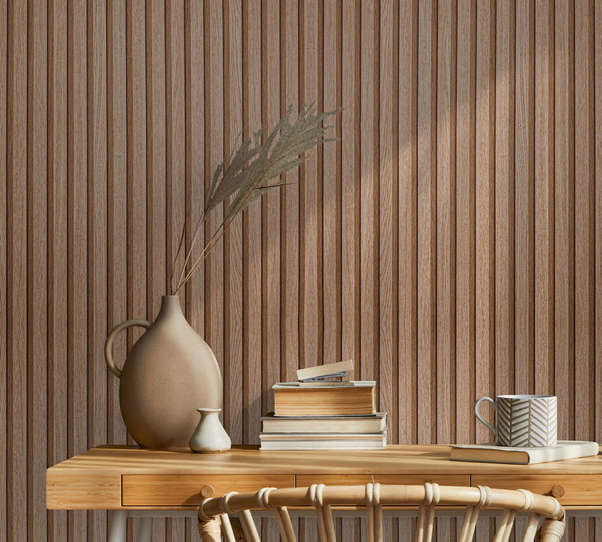 VLIESTAPETE Streifen Tapete braun - Braun, Papier (53/1005cm) - marburg