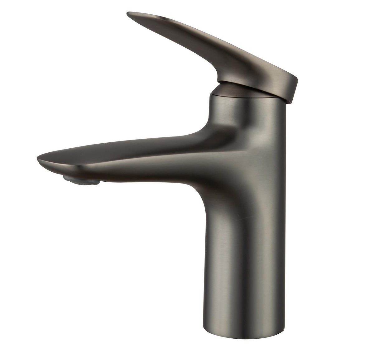 WASCHTISCHARMATUR Nola Grau - Grau, Metall (5/20/5cm) - Badplaats