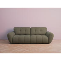 BIGSOFA Vannes Chenille Grau 272/134/68 cm - Dunkelgrau, Kunststoff/Textil (272/68/134cm) - foamnova