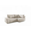 ECKSOFA Arona Mit Schlaffunktion - Creme, Holzwerkstoff/Textil (253/148cm) - Fun Möbel