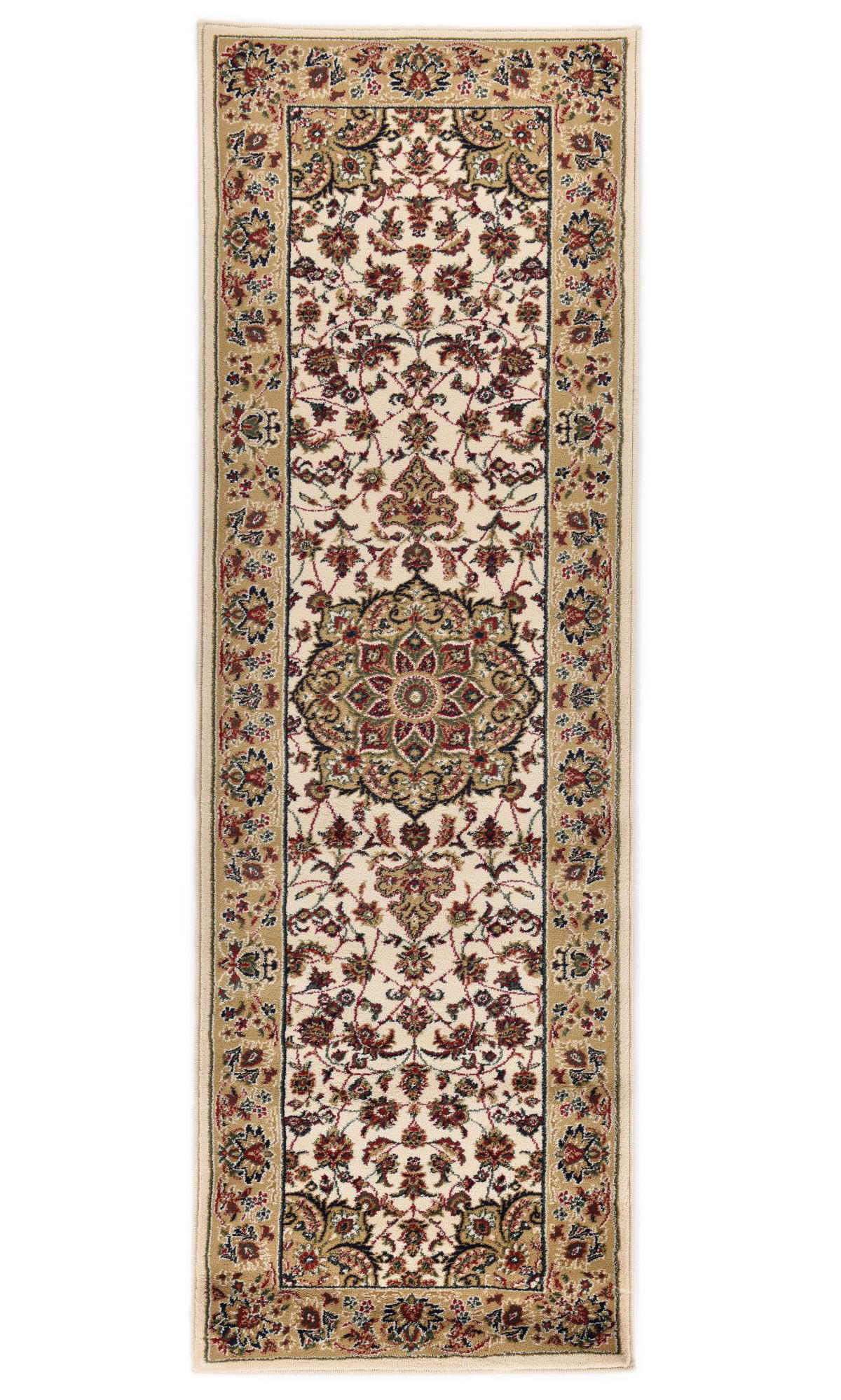 ORIENTTEPPICH Hamadan 80x250 cm - Beige, Textil (80/250cm) - Gino Falcone