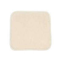 SITZKISSEN Merino Schurwolle Weiches Wollkissen Rechteckig 40/40 cm - Weiß, Fell (40/40cm) - Provellus