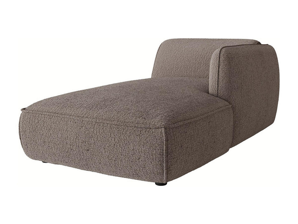 RECAMIERE ohne Schlaffunktion - 1 Person - stoff - taupe Camilio - Taupe, Textil (107/74/165cm) - Vente-Unique