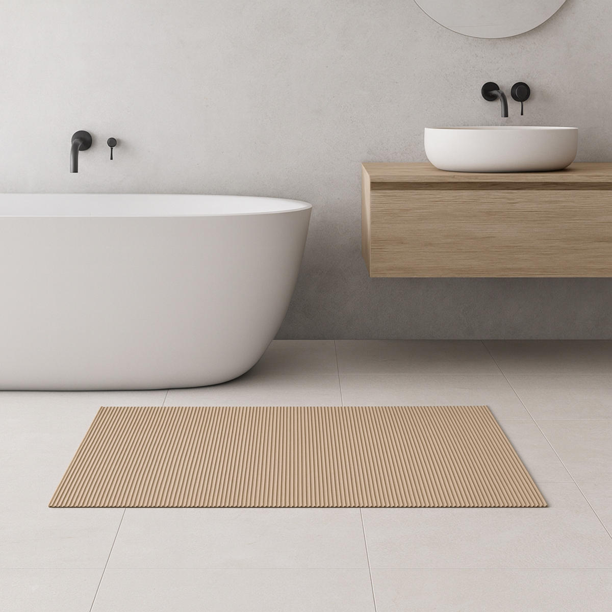 SCHUTZUNTERLAGE Weichschaum auf Rolle 0,8x15 m Sand - Beige, Kunststoff (80/1500cm) - Bestlivings