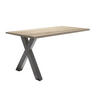 SCHREIBTISCH Edit 2 120 x 70 x 75 Computertisch graphit/eiche sägerau - Graubraun, Holz (120/70/75cm) - 58aufmkessel