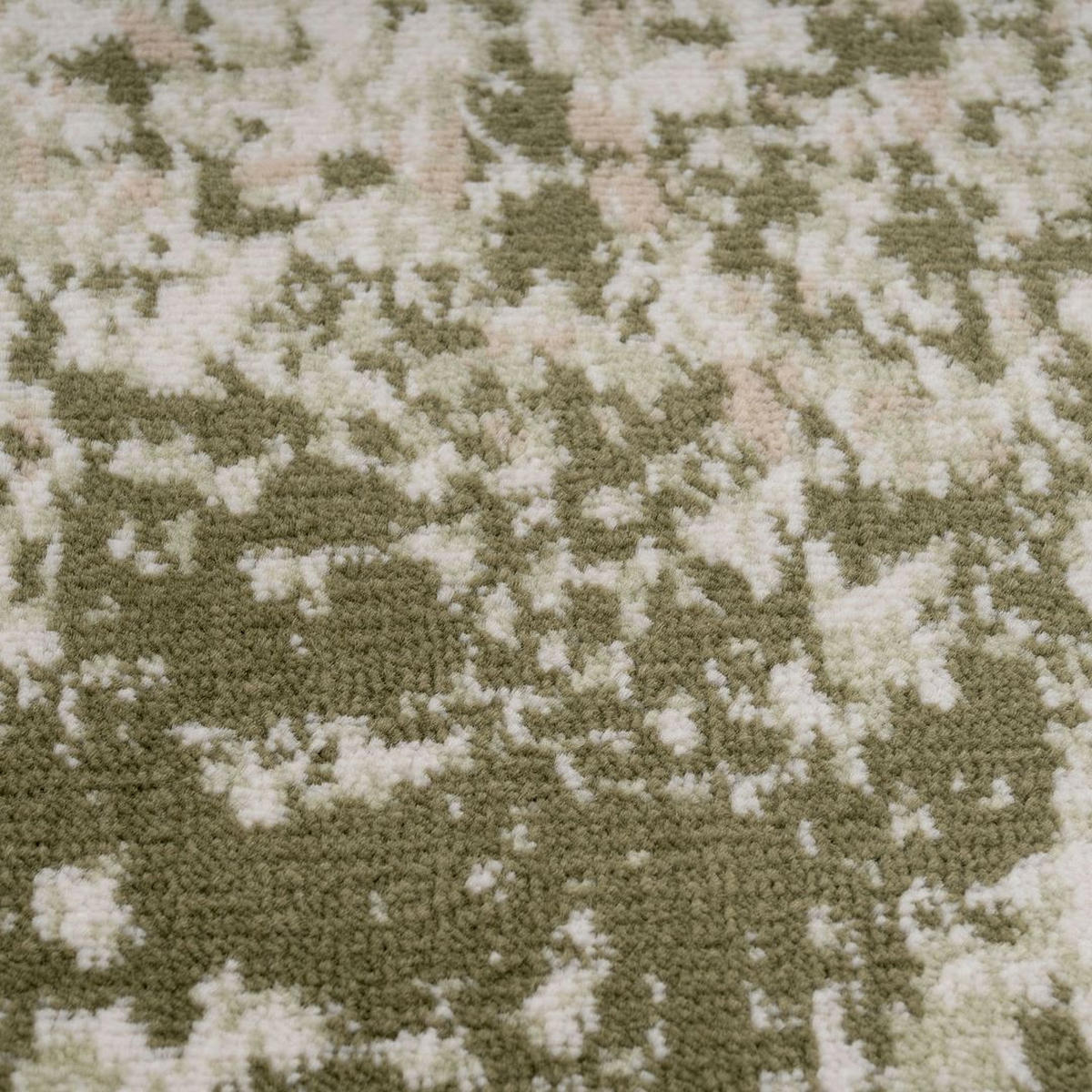 WEBTEPPICH Catalina Barrow Grün - Grün, Textil (160/231cm) - Kukoon Rugs