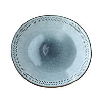 DESSERTTELLER Basic Nature Blau 21.5x21.5x2.5 cm Keramik - Blau, Keramik (21.5/21.5/2.5cm) - Mondex