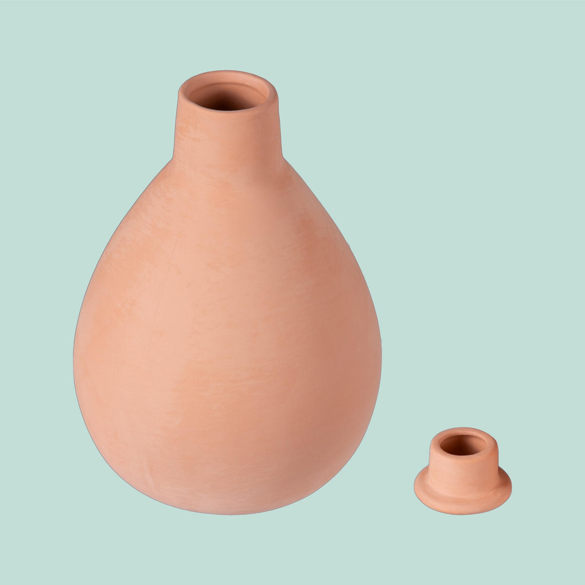 2XOLLAS - Hellbraun, Keramik (13/18/13cm) - Relaxdays