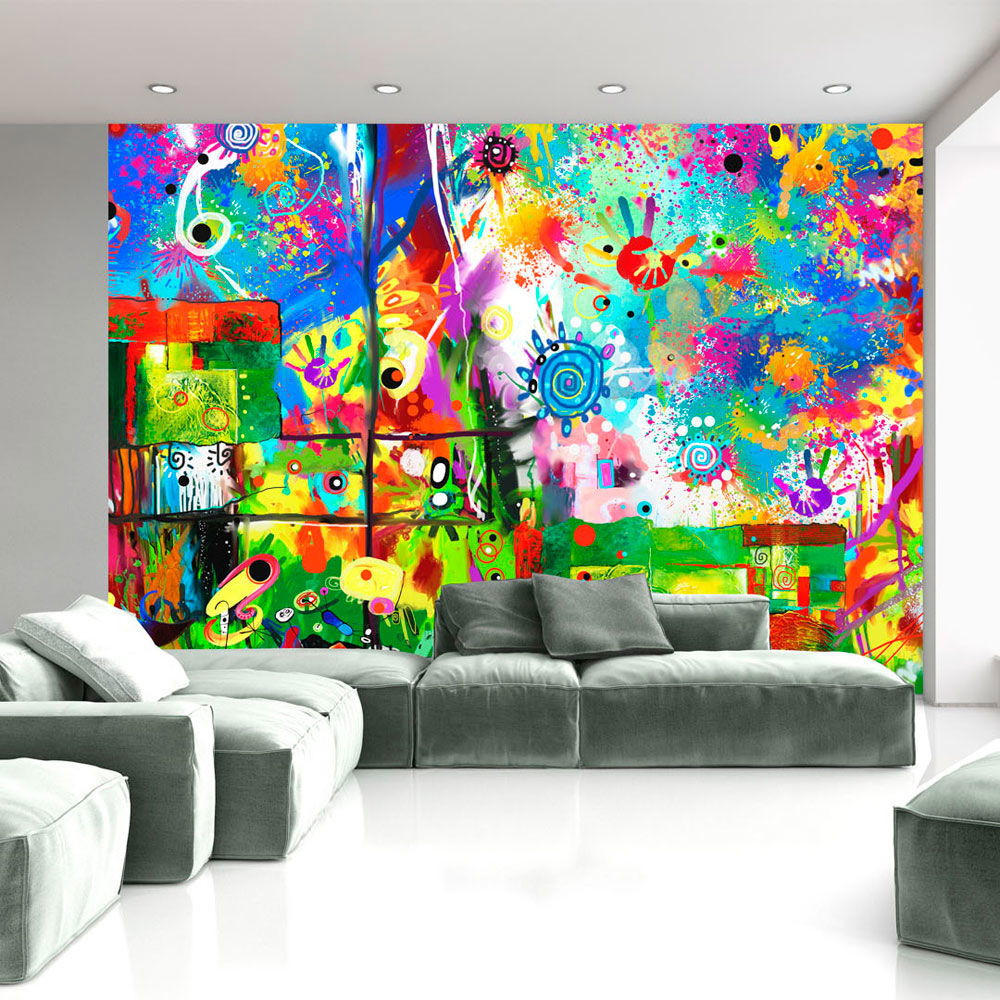 VLIESTAPETE Bunt 200/140 cm - Multicolor, Textil (200/1cm) - KUNSTLOFT