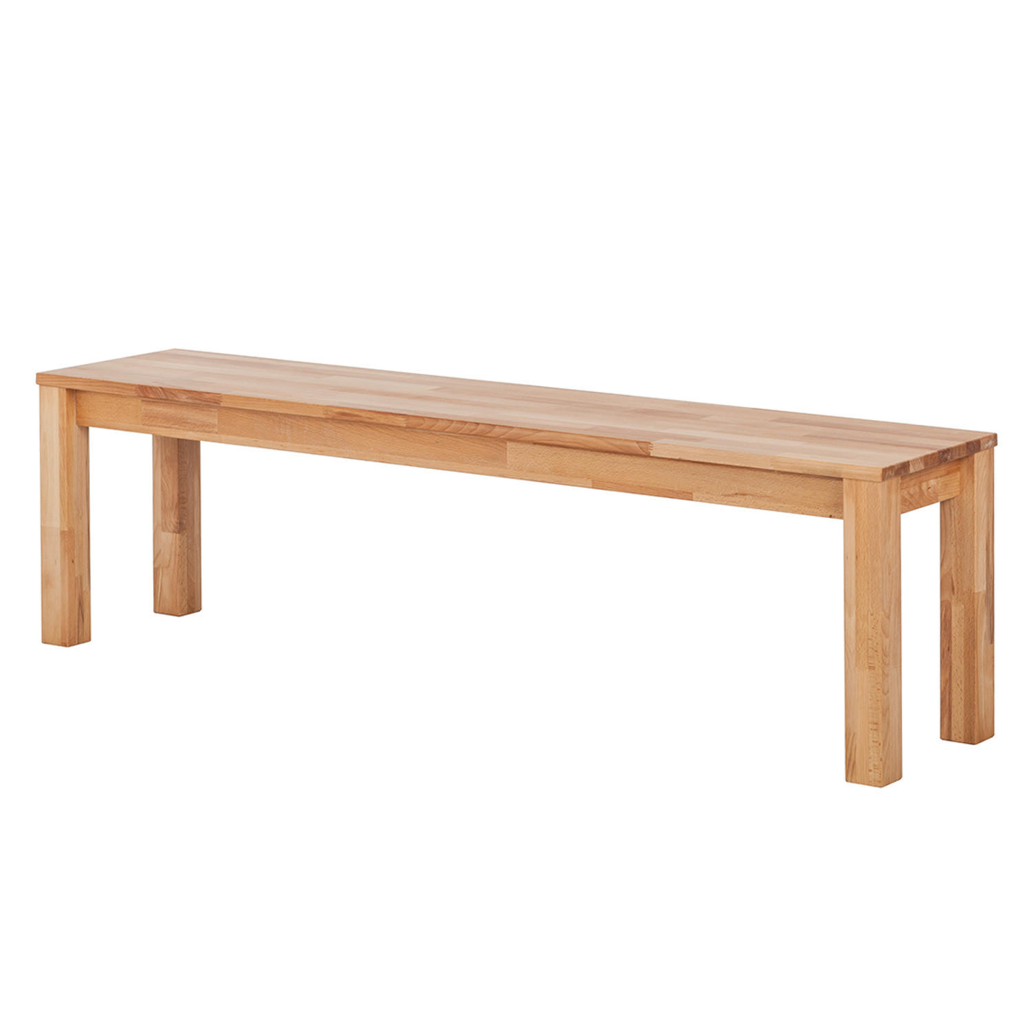 SITZBANK - Buche massiv - Buchefarben, Holz (180/45/35cm) - home24