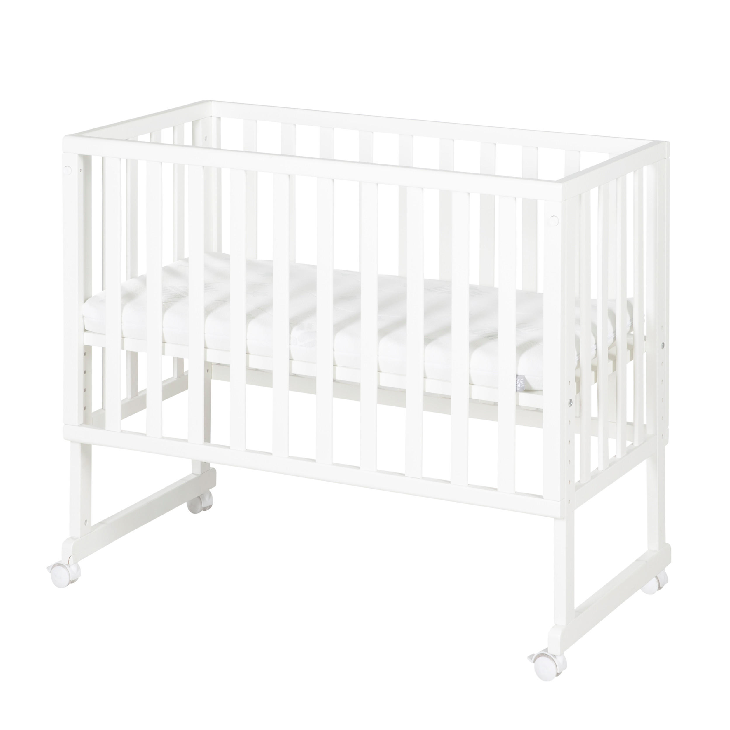 BEISTELLBETT 3in1 Set 90 x 45 cm - Weiß, Holzwerkstoff (45/90cm) - Roba