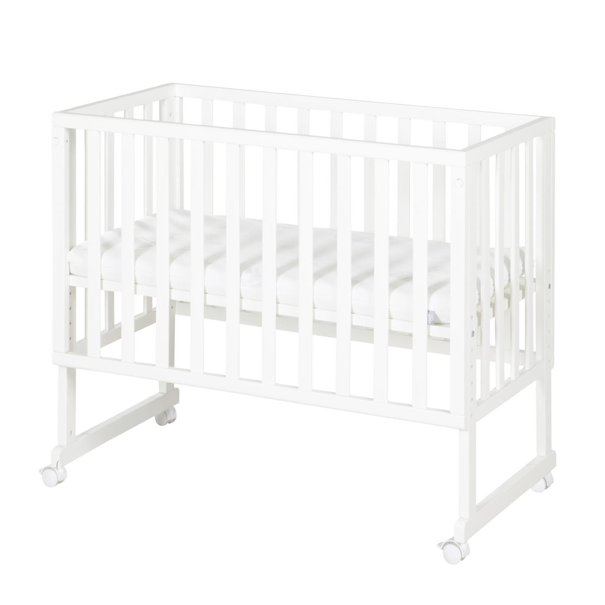 BEISTELLBETT 3in1 Set 90 x 45 cm - Weiß, Holzwerkstoff (45/90cm) - Roba
