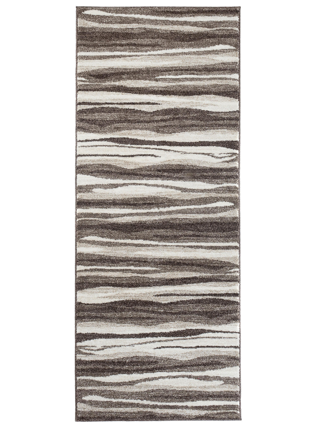 TEPPICHLÄUFER SARI hellbraun abstrakt 100/150 cm - Hellbraun, Textil (100/150cm) - Tapiso