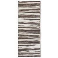 TEPPICHLÄUFER SARI hellbraun abstrakt 100/150 cm - Hellbraun, Textil (100/150cm) - Tapiso