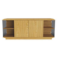 TV-SCHRANK aus Holz zum Wohnzimmer CARMEN - Eichefarben, Holz (160/65/45cm) - Rawood Furniture