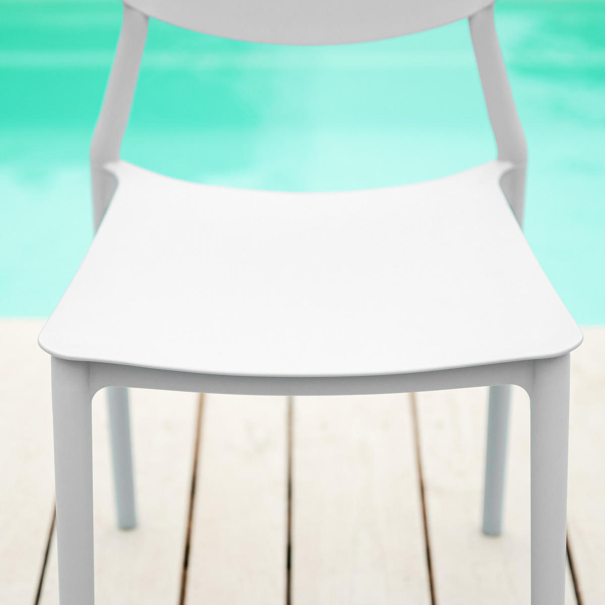 GARTENSTUHL 4er-Set Kunststoff Grau - Grau, Kunststoff (41/80/51cm) - Homestyle4u