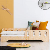 POSTEĽ 90/200 Estelle Prírodné drevo - hnedá, drevo (90/200cm) - Petits-meubles