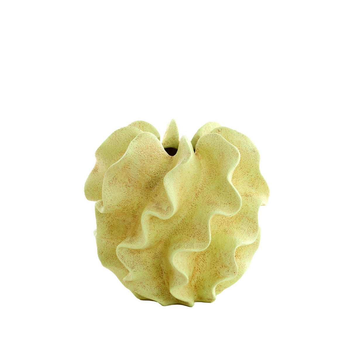 VASE Sharuna Grün 32.5/32.5/31 cm - Grün, Kunststoff (31cm) - Light & Living