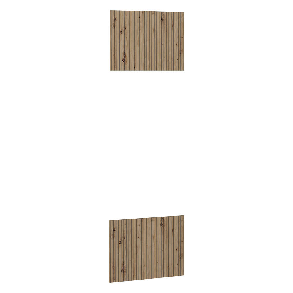 KÖKSFRONT R-Line Hantverks ek 59.6x88.4 cm möbelfront för mikrovågsinbyggnad Ek Artisan 88.4/59.6/1.6 cm
