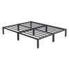 METALLBETT 200/160 cm - Anthrazit, Metall (160/200cm) - ML-DESIGN