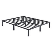 METALLBETT 200/160 cm - Anthrazit, Metall (160/200cm) - ML-DESIGN