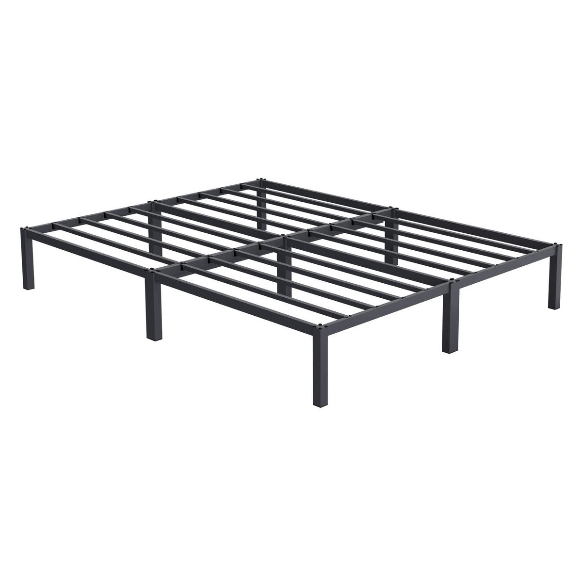 METALLBETT 200/160 cm - Anthrazit, Metall (160/200cm) - ML-DESIGN