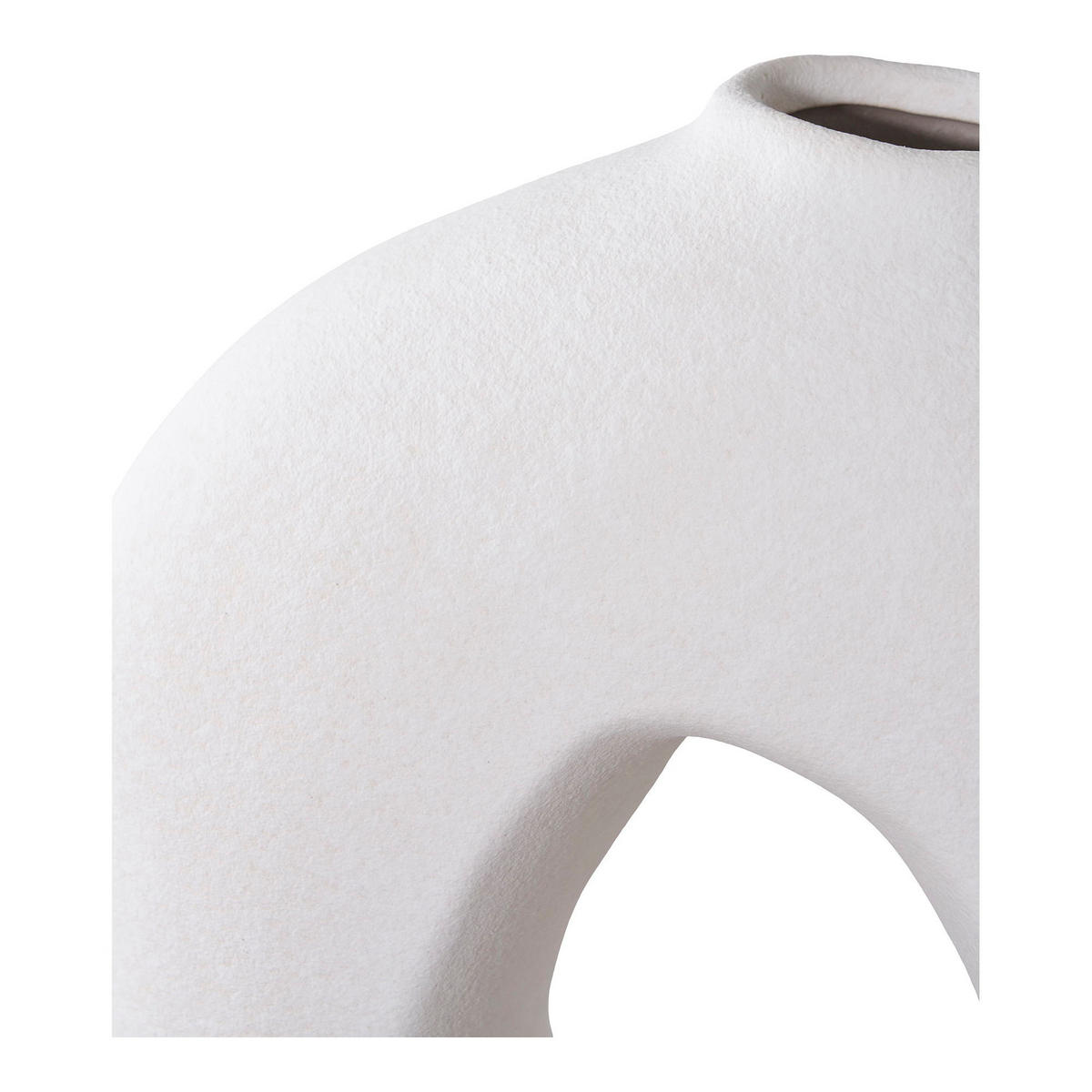 VASE Keramik Weiß - Weiß, Keramik (27.8cm) - tinkaro