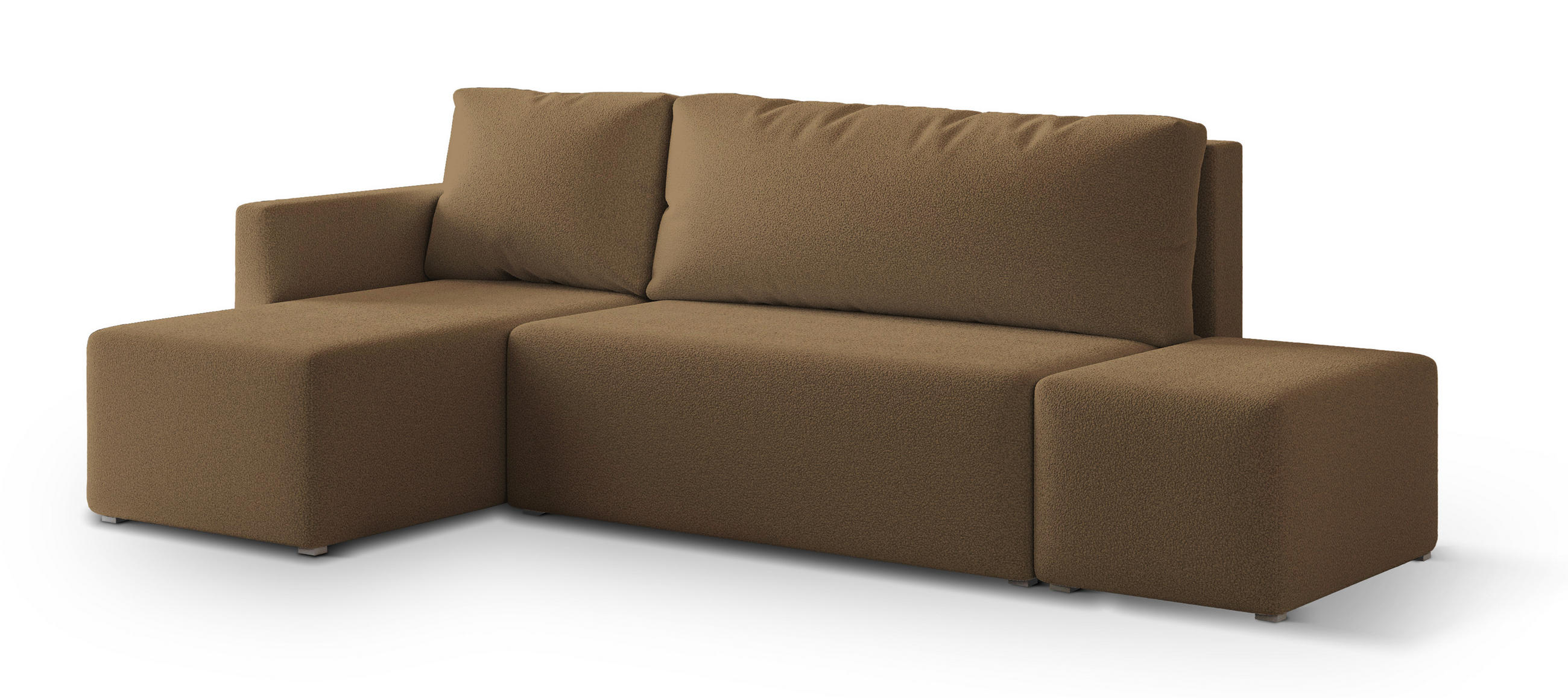 Masseno Ecksofa Orange 261x143 cm