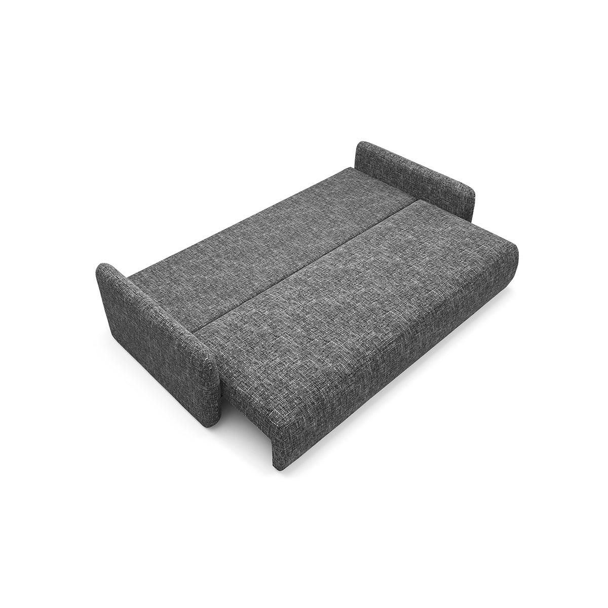 SOFA Lazare 3 Sitzplätze Dunkelgrau - Grau, Holz (217/86/102cm) - Petits-meubles