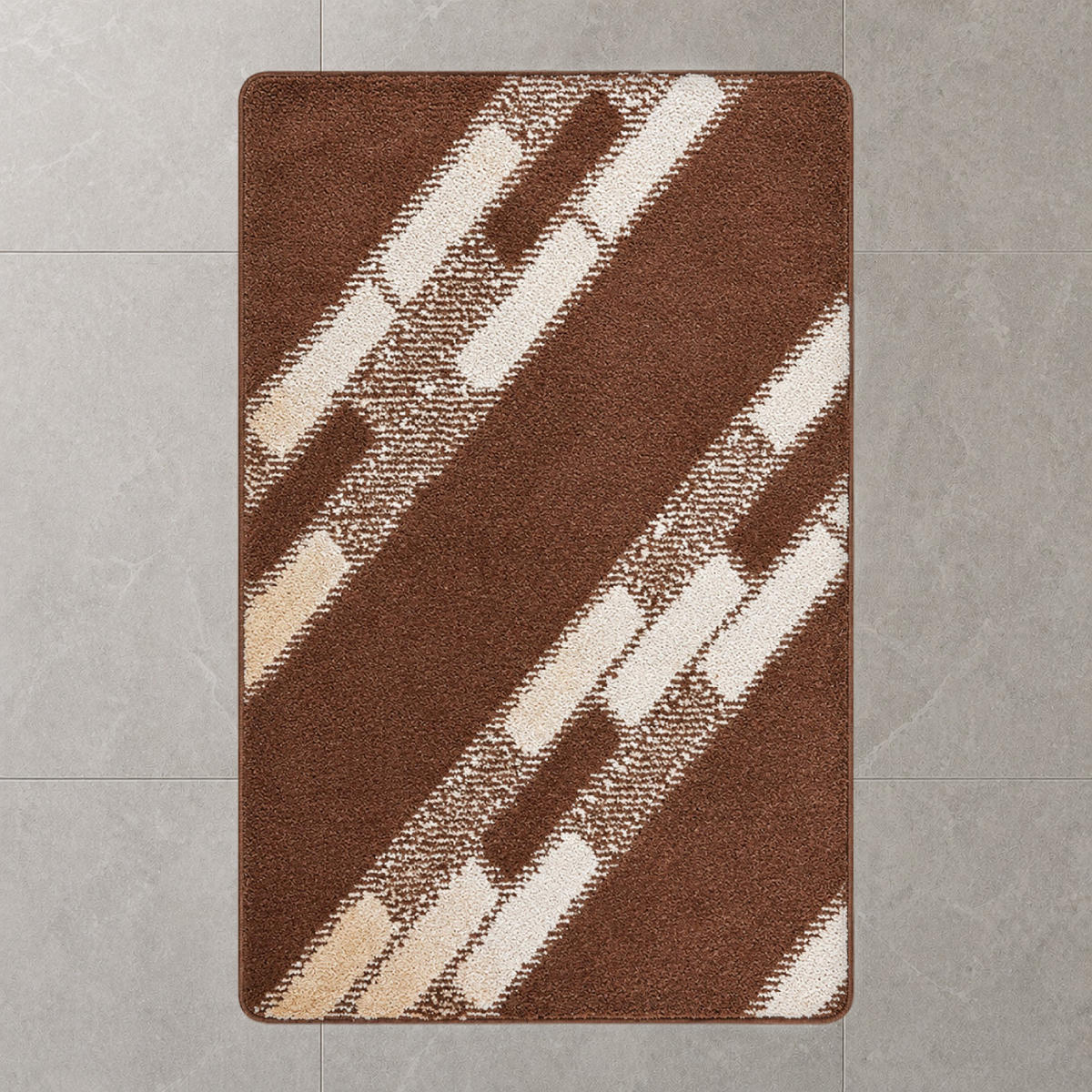 BADEMATTE 80/150cm BRAUN - Braun, Textil (80/150cm) - ROLFNERS