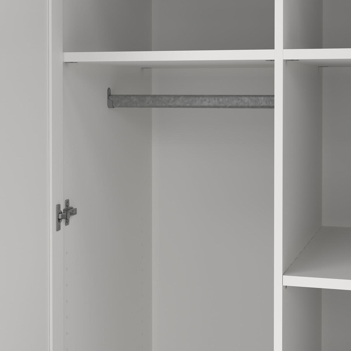 KLEIDERSCHRANK mit 2 Rahmen-Türen south 95,7/63,1/200 cm - Weiß, Holzwerkstoff (63.1/200/95.7cm) - Calicosy