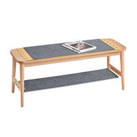 SCHUHREGAL mit Zapfenverbindungen Natur - Naturfarben, Holz/Holzwerkstoff (110/46/37cm) - SoBuy
