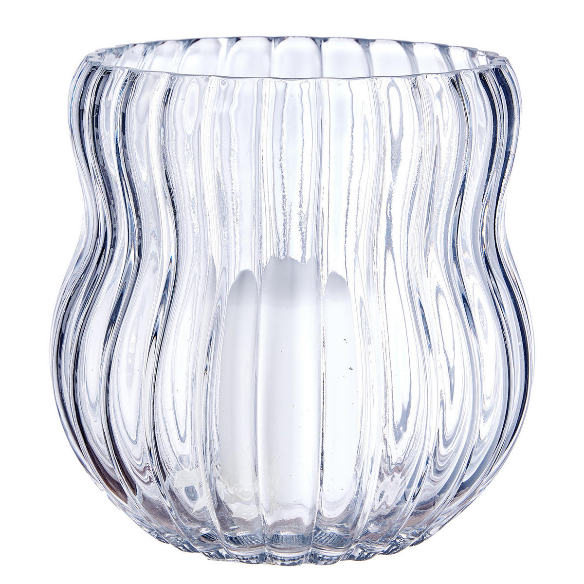 WINDLICHT Pearl - Transparent, Glas (17/19/17cm) - Butlers